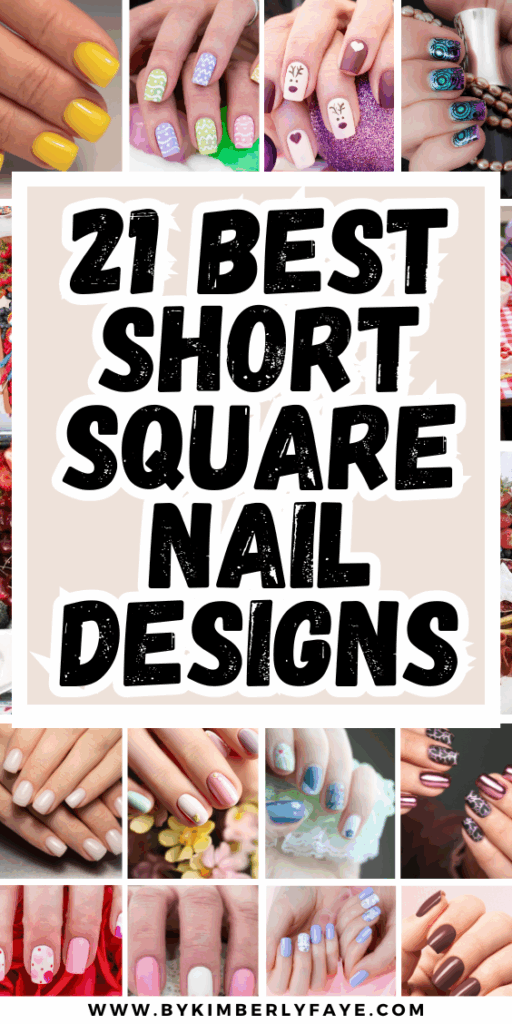 Short Square Nail Designs