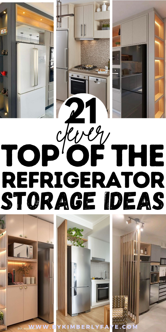 Top of the Refrigerator Storage Ideas