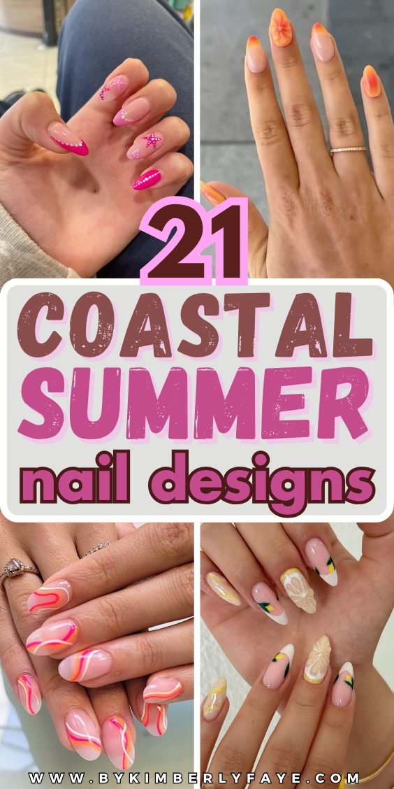 Coastal Summer Nail Designs