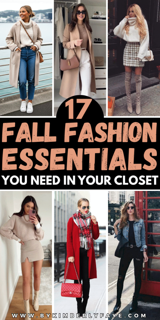 Fall Fashion Essentials