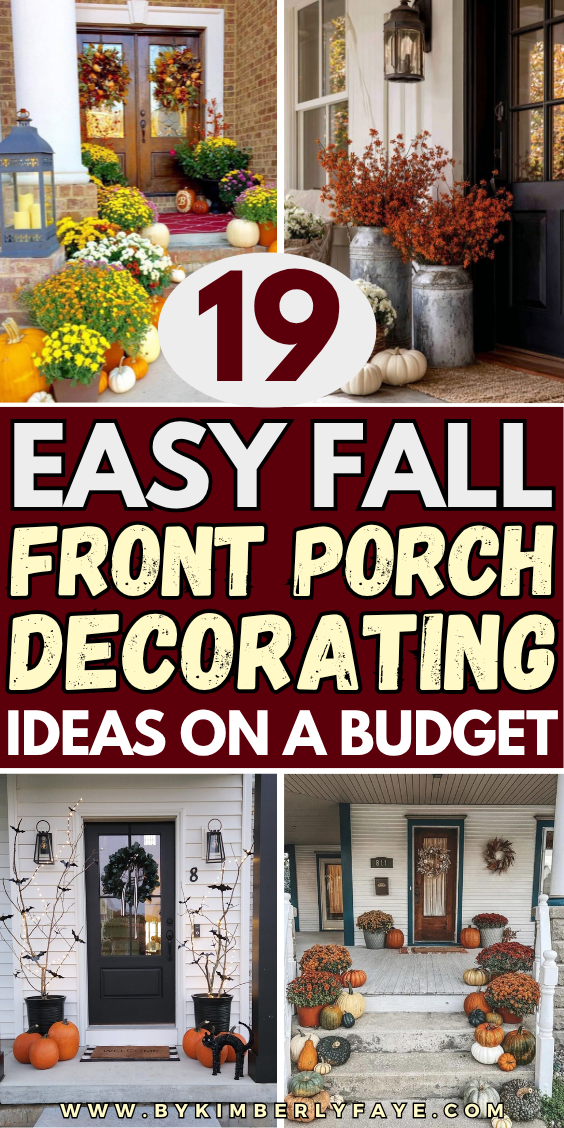 Fall Front Porch Decorating Ideas