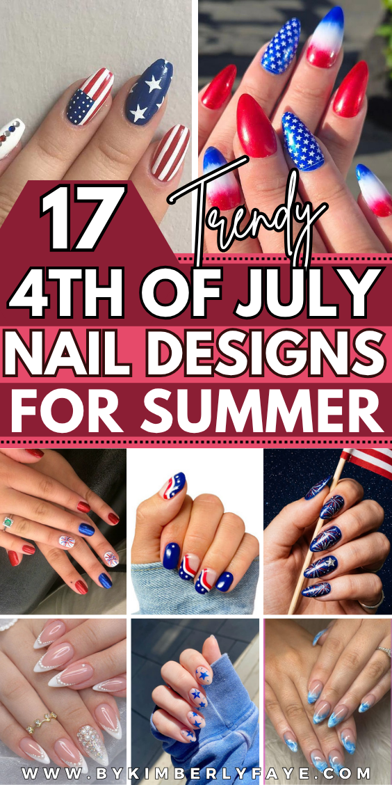 4th of July Nail Designs