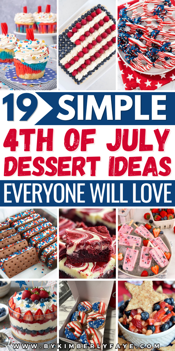 4th of July Dessert Ideas