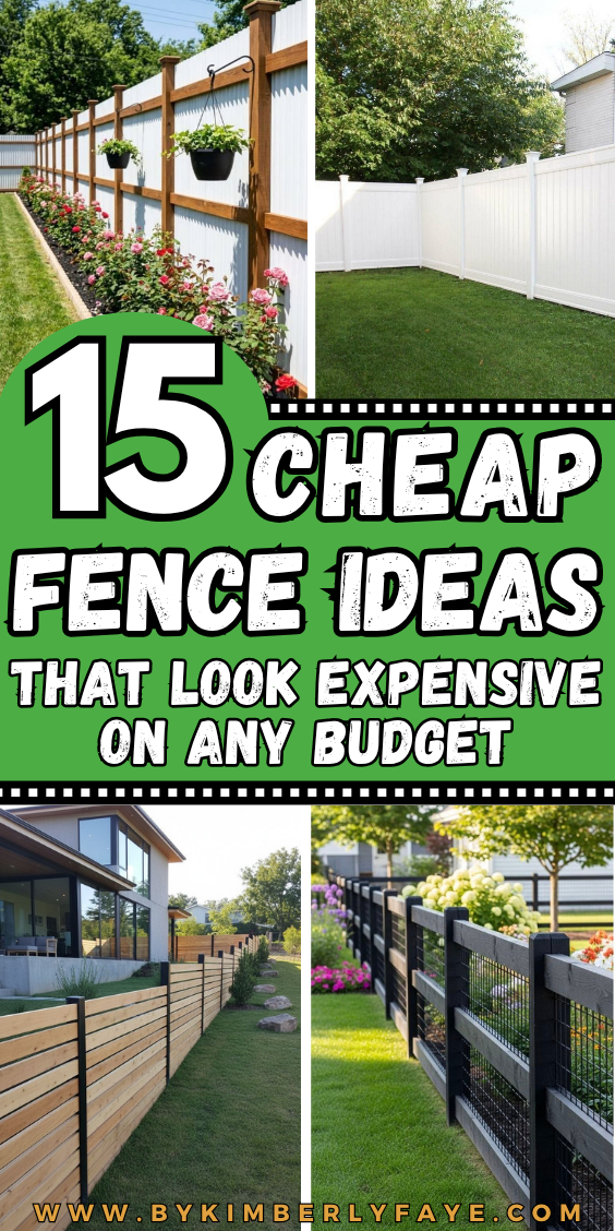 Cheap Fence Ideas