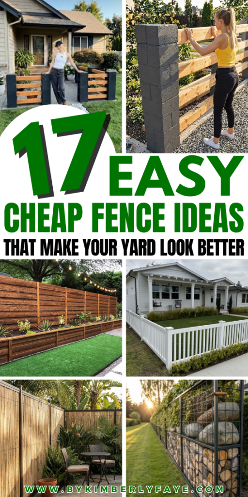 Cheap Fence Ideas