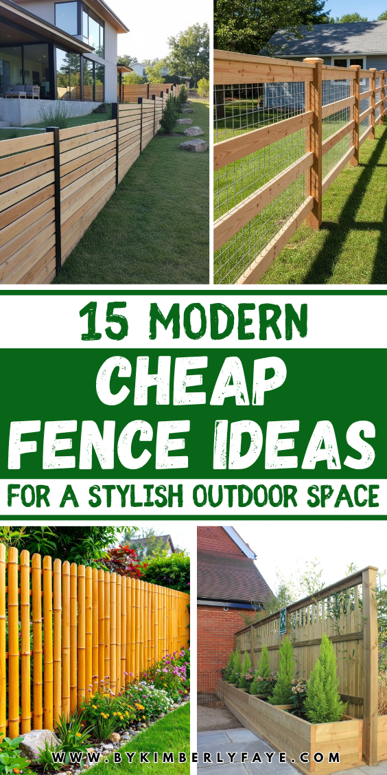 Cheap Fence Ideas