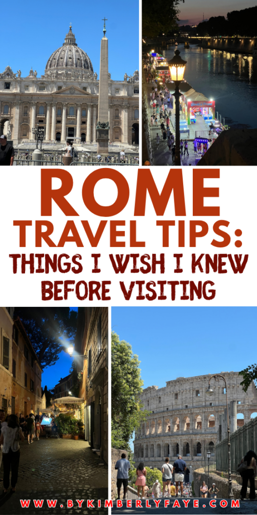 Rome Travel Tips